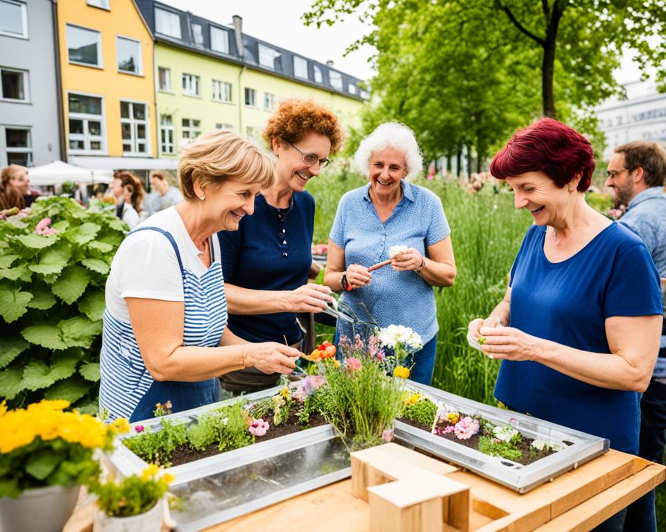 Gemeinschaftsleben Kleingarten