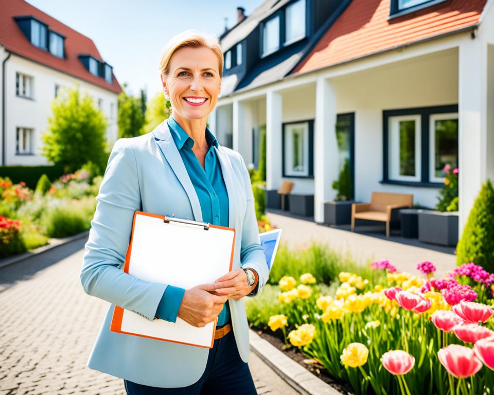 Immobilienmakler Berlin Kleingartenanlage Land in Sonne