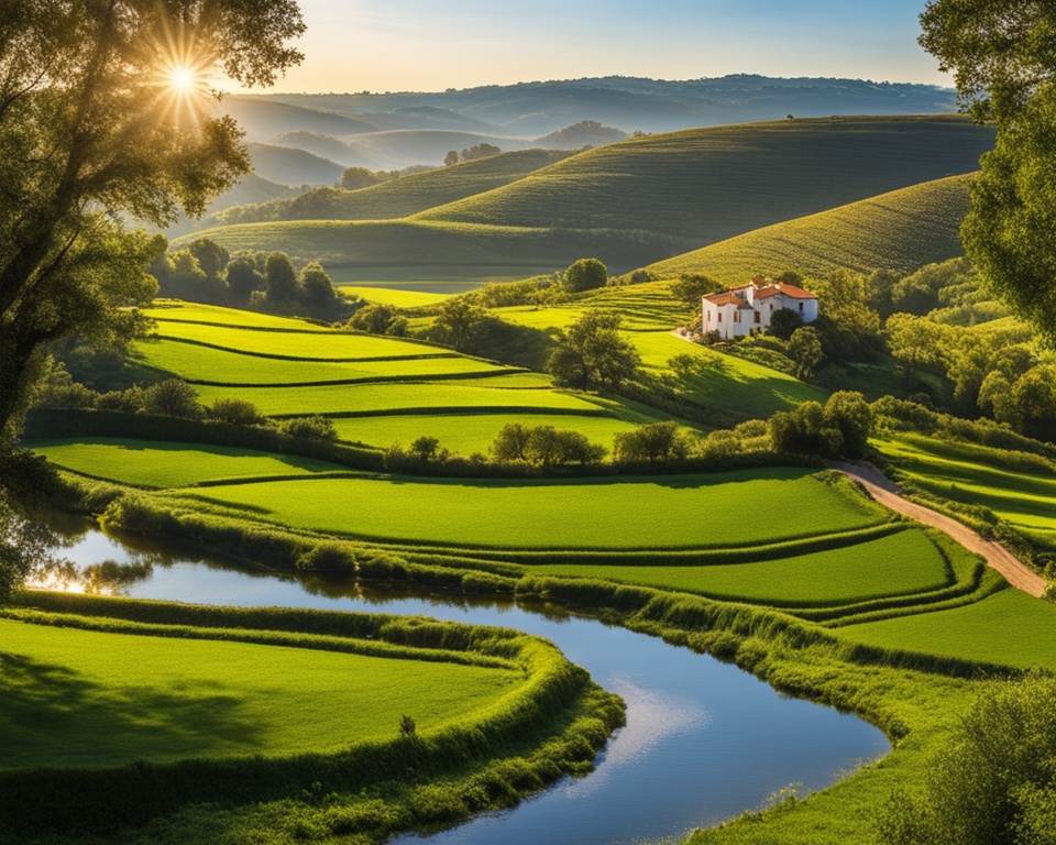 Schöne Landschaft in Portugal