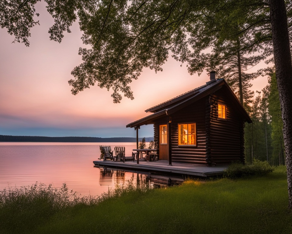 schwedisches ferienhaus mit seeblick